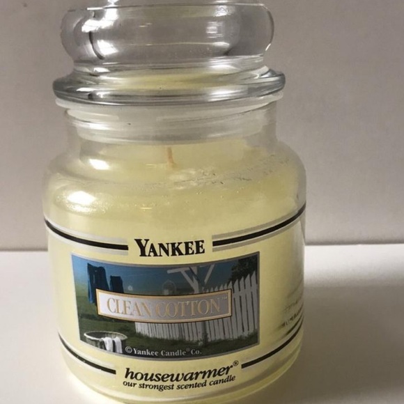 Yankee Candle Other - NWT Small Yankee Candle clean Cotton Jar Candle- 3.7 Oz